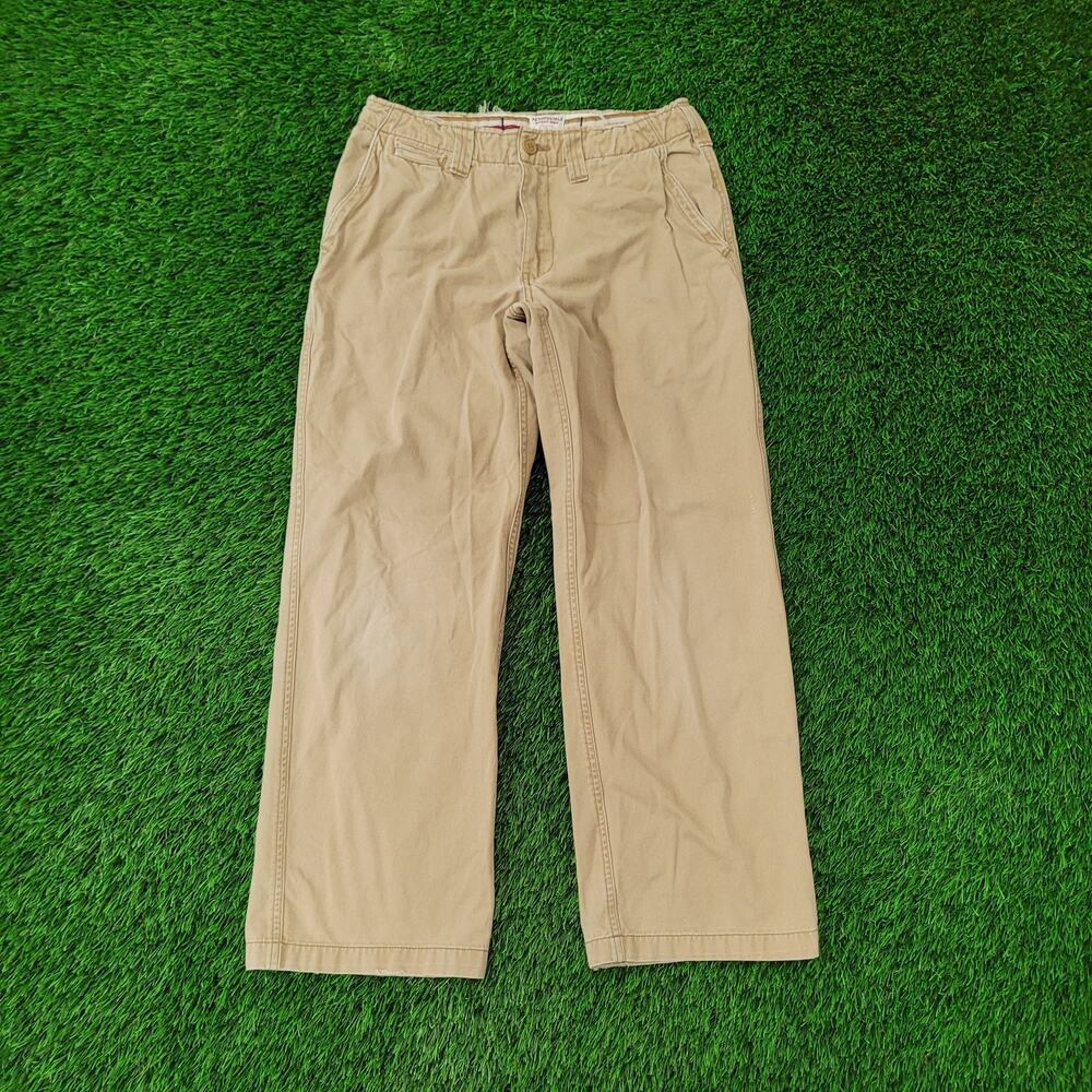 Vintage Y2K Aeropostale Baggy Pants 30x29 Wide-Leg Beige